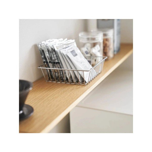 Raft suplimentar alb/în culoare naturală din lemn 28,5x8,5 cm Tower – YAMAZAKI-image-2