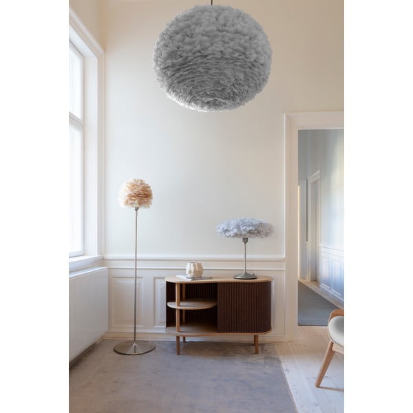 Comodă maro/maro deschis joasă cu aspect de lemn de stejar cu ușă glisantă 100x67 cm Audacious – UMAGE-image-1