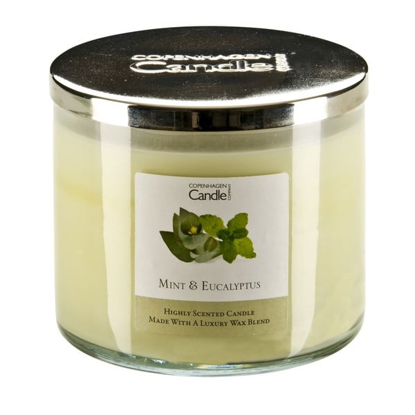 Lumânare parfumată Copenhagen Candles Mint & Eucalyptus, 50 ore