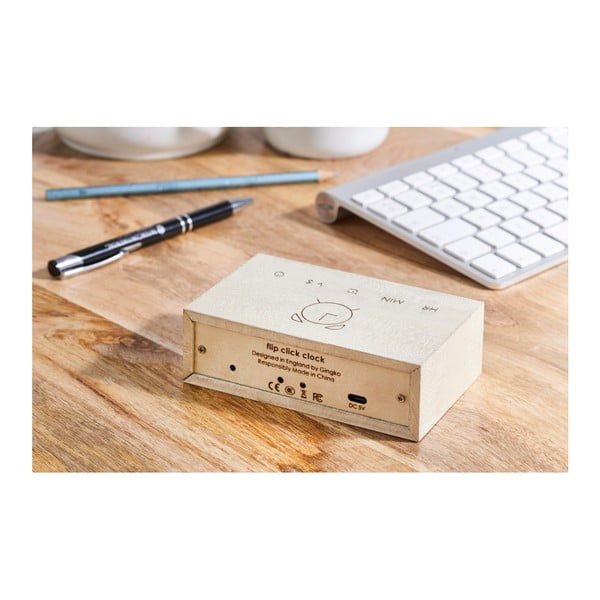 Ceas deșteptător digital Flip Click – Gingko-image-4