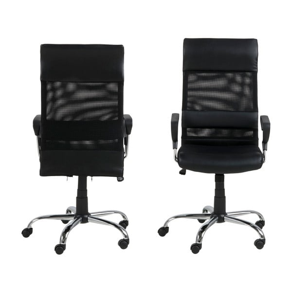 Scaun birou Actona Rosenheim, negru-image-2