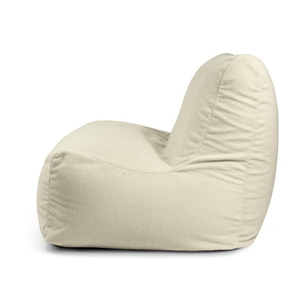 Fotoliu bean bag maro cu tapițerie din țesătură bouclé Sofa Seat Lounge – SLOWDOWN-image-3