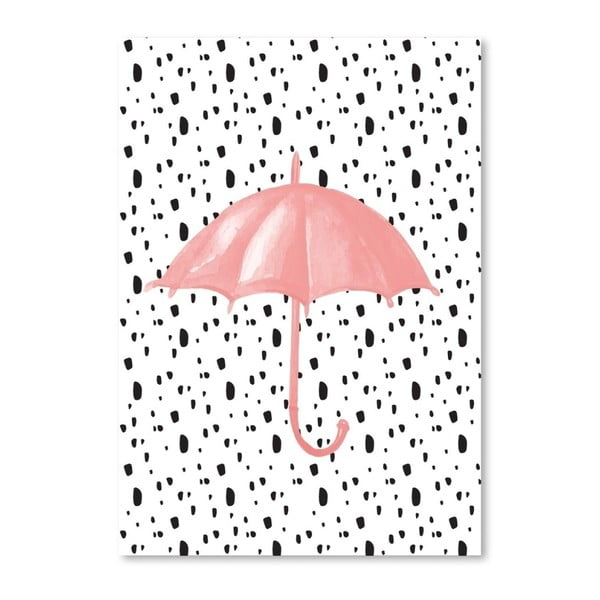 Poster Americanflat Umbrella on Polka, 30 x 42 cm