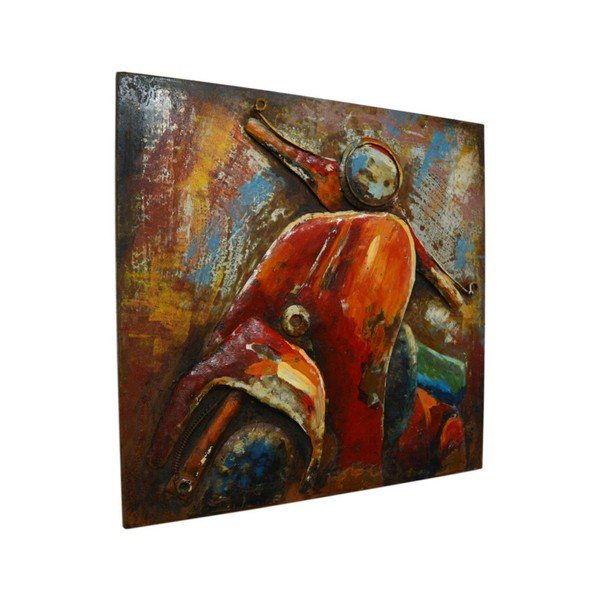 Tablou artizanal Vivorum Downtown, 60 x 60 cm-image-2