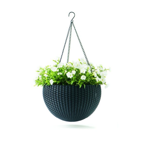 Ghiveci din plastic suspendat și de perete ø 35 cm Hangingsphere – Keter-image-2