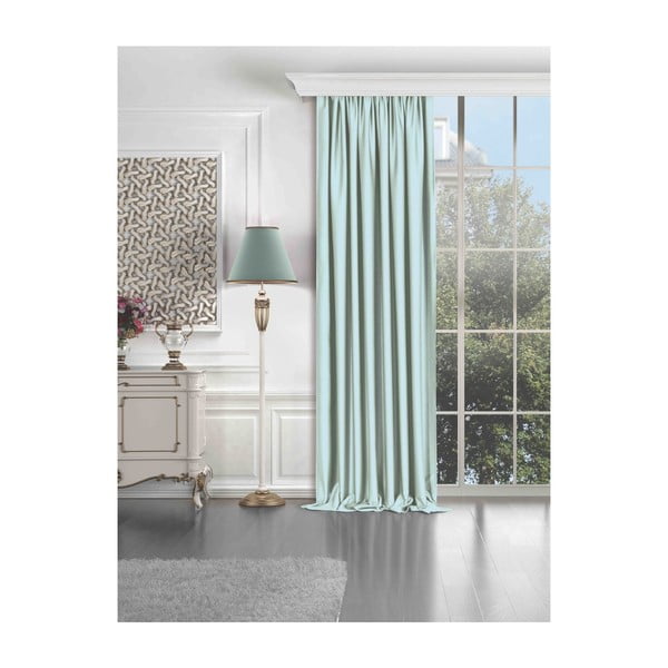 Draperie semi-opacă verde 260x100 cm - Mila Home-image-3