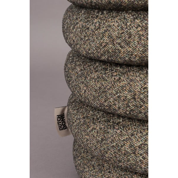 Taburet maro cu tapițerie din țesătură bouclé Fern – Dutchbone-image-2