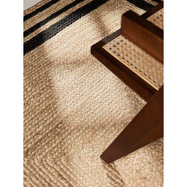 Covor negru/în culoare naturală țesut manual din iută 160x230 cm Jutta – Hanse Home-image-2