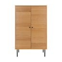 Dulap în culoare naturală cu aspect de lemn de stejar 80x130 cm Kyoto – House Nordic