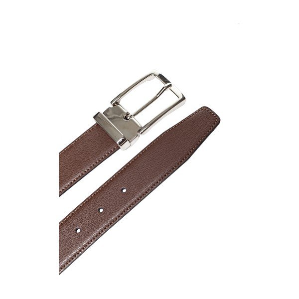 Curea din piele pentru bărbați Ferruccio Laconi Erik, lungime 110 cm, maro-image-1
