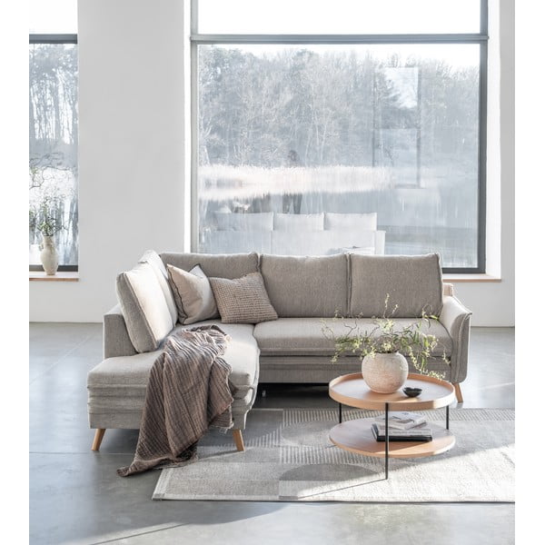 Colțar bej extensibil (cu colț pe partea stângă ) Charming Charlie – Miuform-image-4