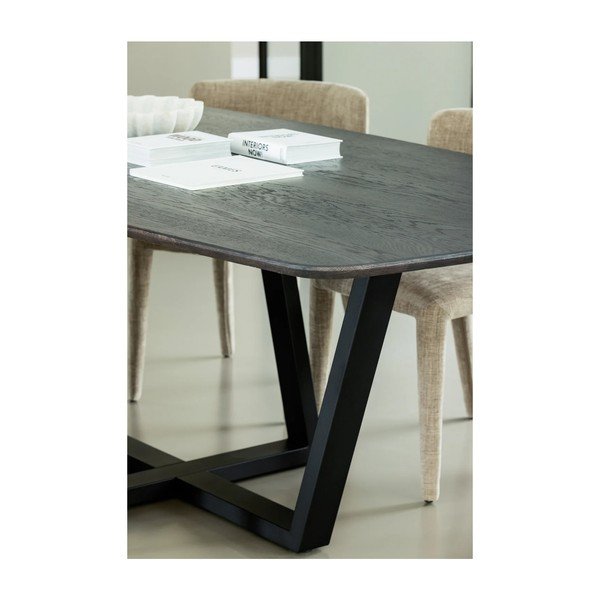 Masă de dining cu blat din lemn de stejar 100x220 cm Tablo – WOOOD-image-2
