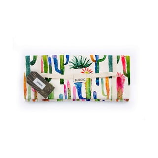 Pătură pentru picnic Surdic Watercolor Cactus, 170 x 140 cm