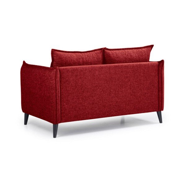Canapea Scandic Leo, roșu, 145 cm-image-2