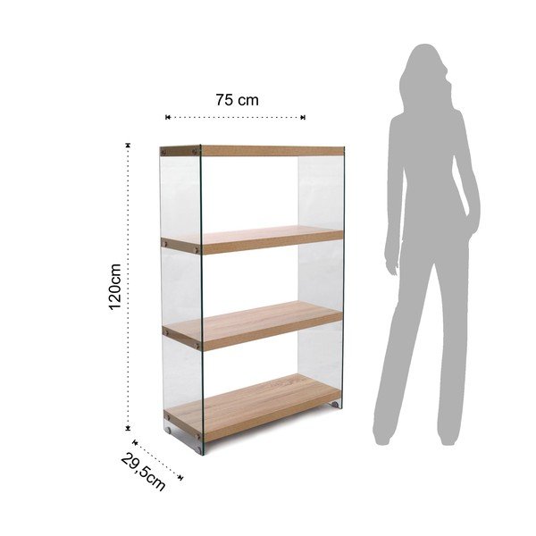 Bibliotecă Tomasucci Nancy, înălțime 120 cm-image-2