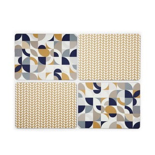 Suport pentru farfurii 4 buc. din plută/din hârtie 21.5x29 cm Bauhaus – Cooksmart ®