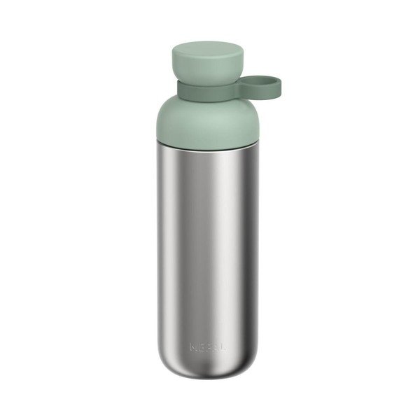 Sticlă argintie/verde salvie din oțel inoxidabil 700 ml Vita – Mepal