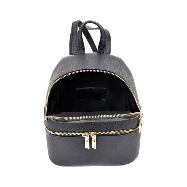 Rucsac din piele Sofia Cardoni Rita, negru-image-4
