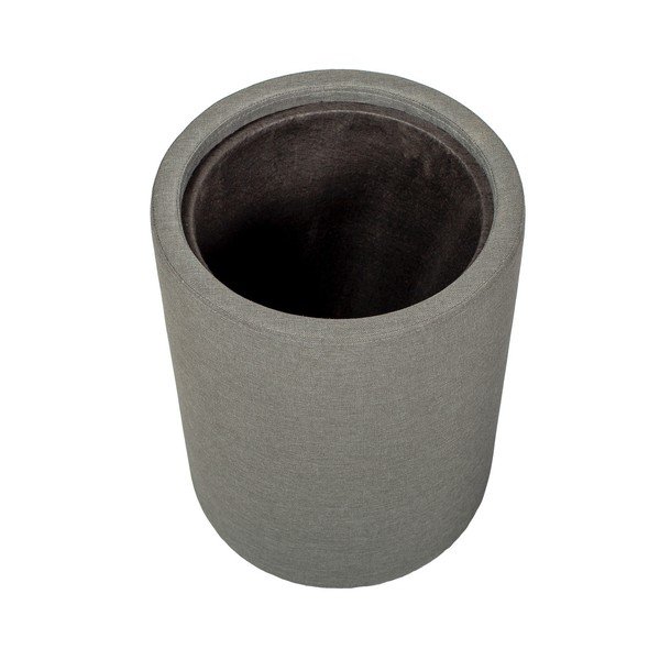 Măsuţă auxiliară cu spaţiu de depozitare şi panou detaşabil din stejar, culoare verde închis, ⌀ 36 cm, Askala Ibisco-image-1