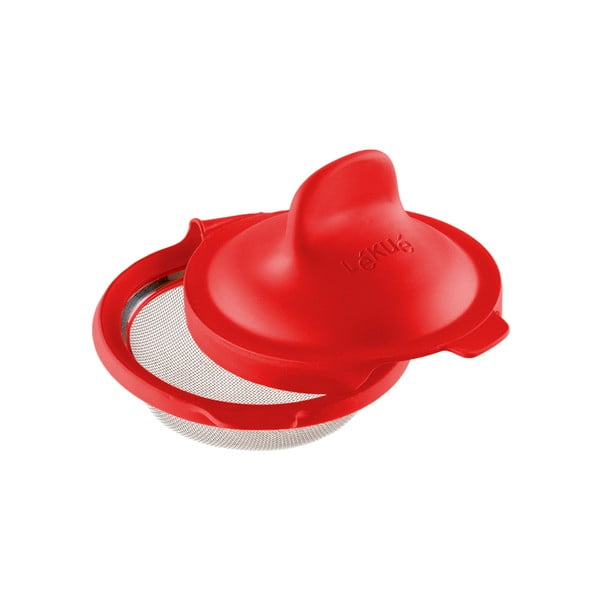 Formă din silicon pentru ou fiert Lékué Pouched, roșu