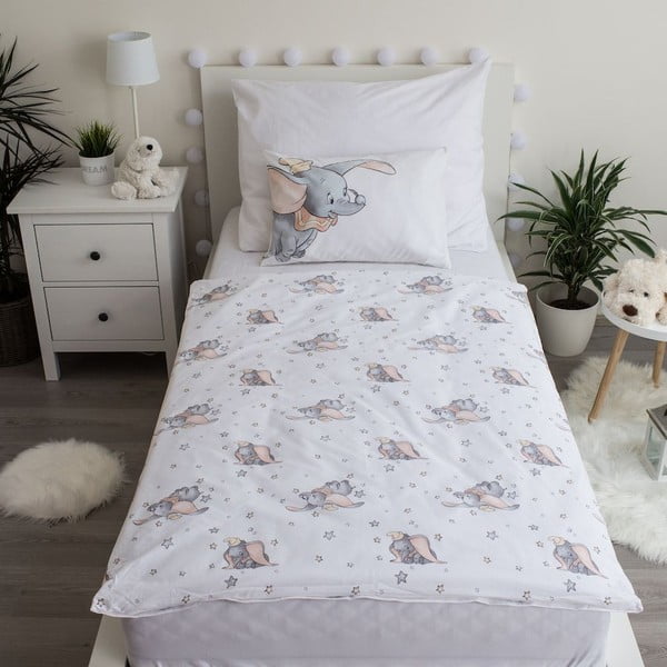 Lenjerie de pat pentru copii din bumbac pentru pătuț 100x135 cm Dumbo – Jerry Fabrics-image-2