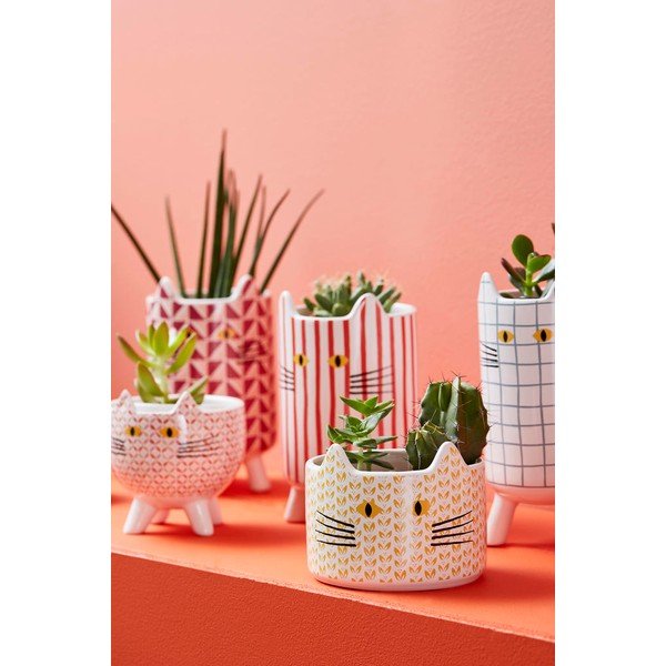 Ghivece 2 buc. din ceramică pentru ierburi aromatice ø 13 cm Chamouflage – Jardin d'Ulysse-image-1