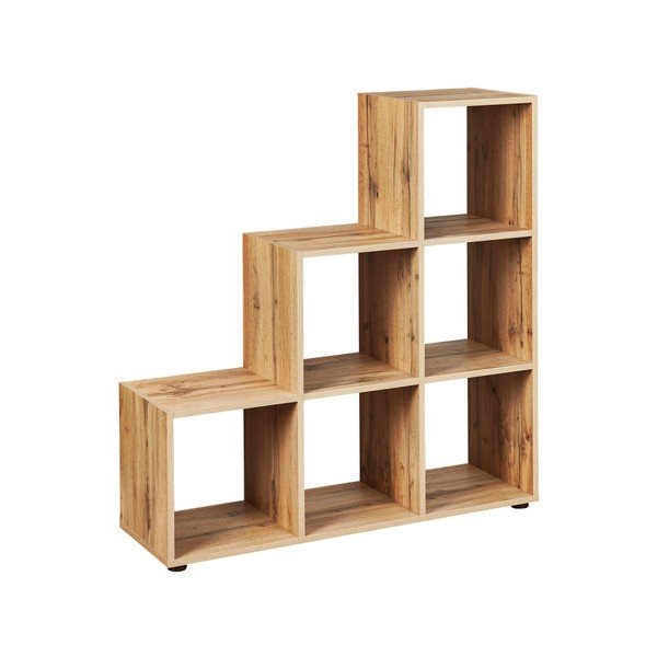 Bibliotecă Interlink Damian Wild Oak Trian, 105 x 109 cm-image-2