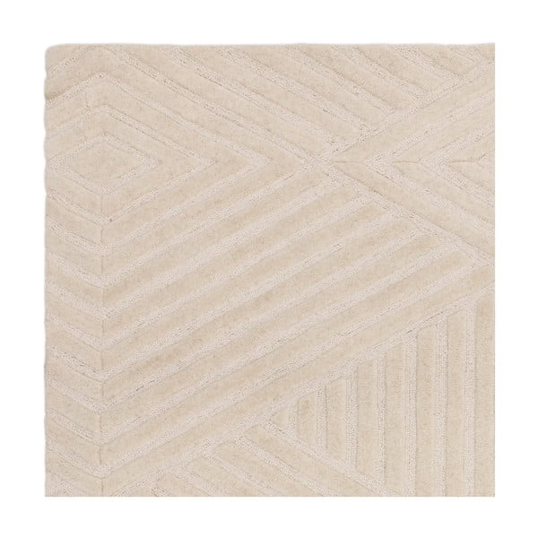 Covor crem din lână 120x170 cm Hague – Asiatic Carpets-image-4