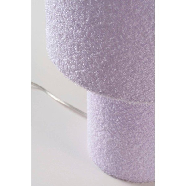 Veioză mov lavandă din material textil (înălțime 44 cm) Aubra – Jotex-image-4