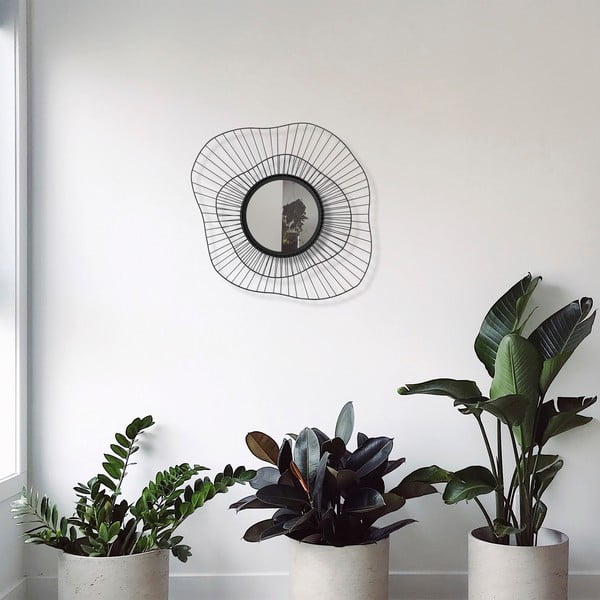 Oglindă de perete 69x60 cm Flora – Wallity-image-1