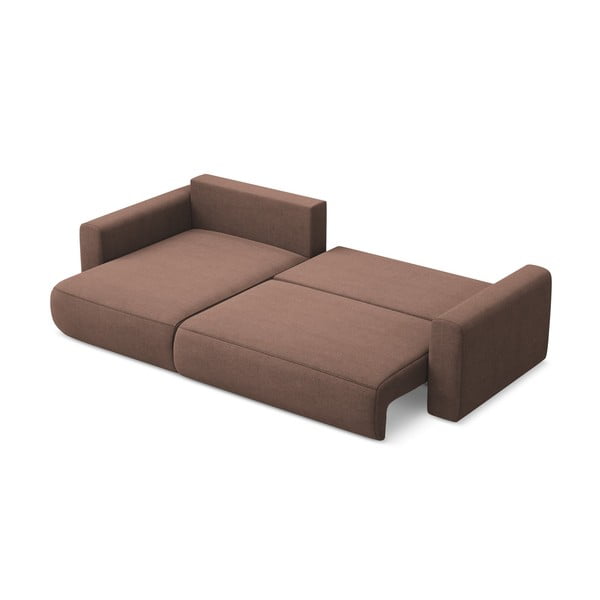 Colțar roz extensibil/cu spațiu de depozitare (cu colț pe partea stângă/cu șezlong) Kapua – Makamii-image-4