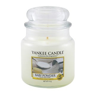 Lumânare parfumată Yankee Candle Pudră Bebeluși, timp de ardere 65 h