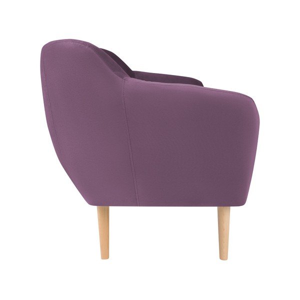 Canapea cu tapițerie din catifea Mazzini Sofas Sardaigne, 188 cm, violet-image-2