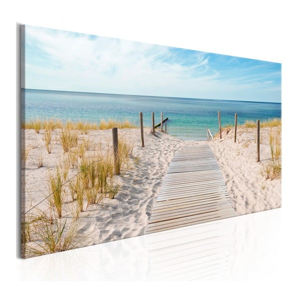 Tablou pe pânză Artgeist Silence of The Beach, 150 x 50 cm