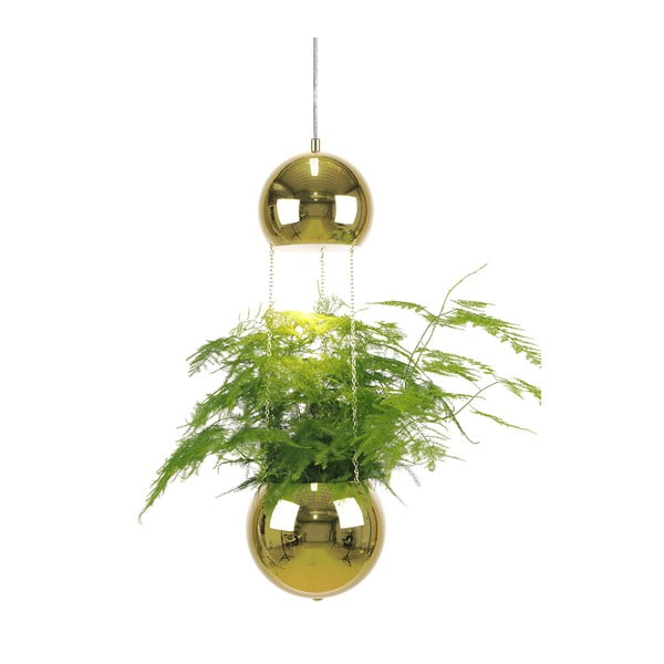 Lustră Globen Lighting Mini Planter, alămiu