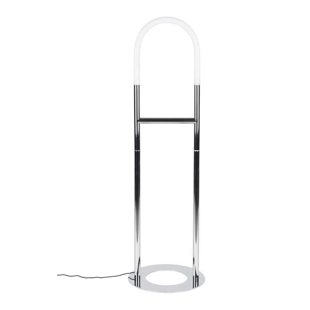 Lampadar argintiu LED cu intensitate reglabilă (înălțime 135 cm) Arch – Zuiver