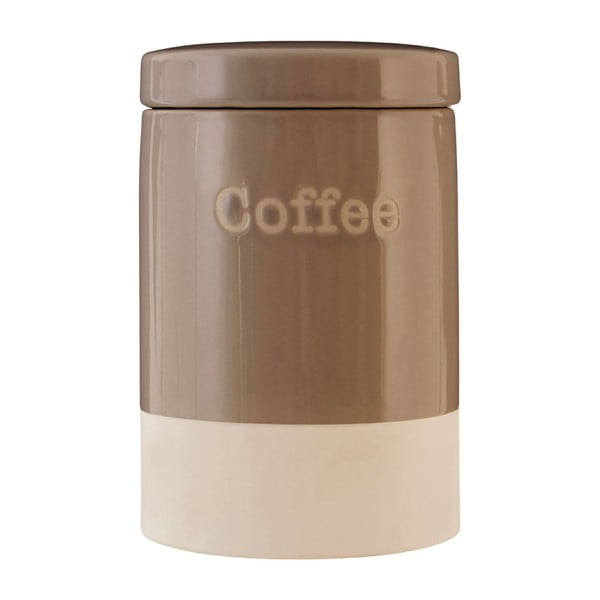 Recipient din ceramică pentru cafea Premier Housewares, 616 ml, maro