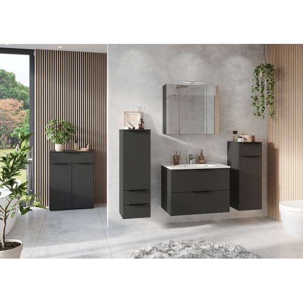 Set mobilă de baie gri antracit Crandon – Germania-image-1