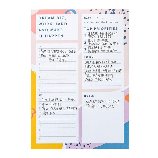 Agendă notițe Busy B Work Hard-image-1