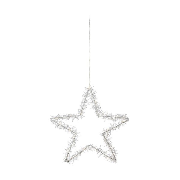 Decorațiune luminoasă argintie ø 46 cm  cu model de Crăciun Tangle – Markslöjd