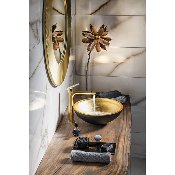 Baterie aurie pentru chiuvetă înaltă Spy – Sapho-image-1