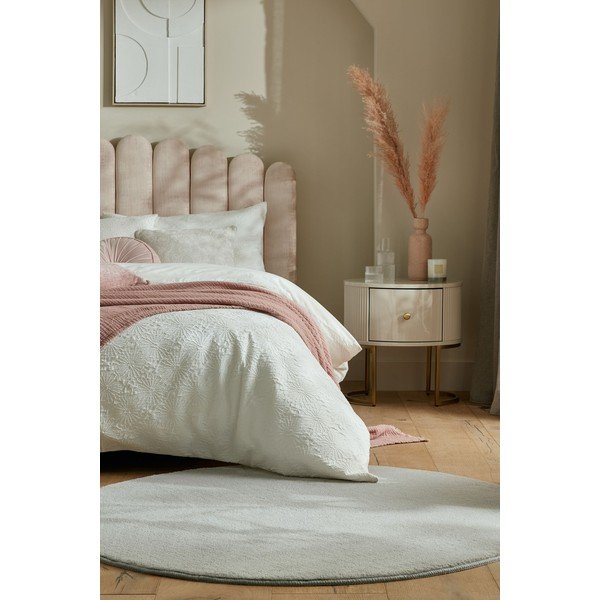 Covor gri deschis rotund 133x133 cm – Flair Rugs-image-2