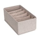 Organizator de sertare cu compartimente Bigso Box of Sweden Drawer, 16,5 x 11 cm, bej