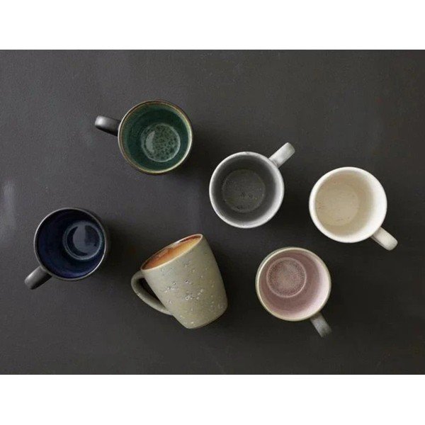 Căni negre/albastru-închis 4 buc. din ceramică 300 ml Gastro Black/Mix – Bitz-image-1