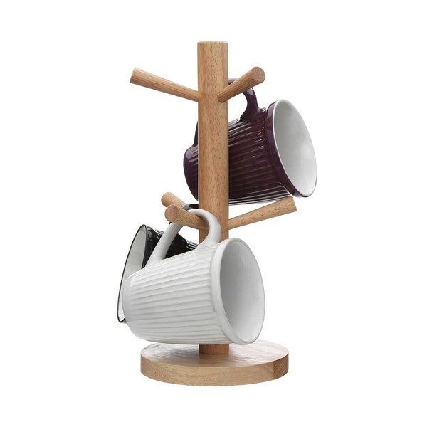Suport de cești din lemn Soka – Premier Housewares-image-2