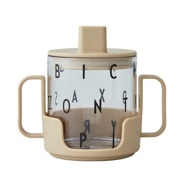 Cană pentru copii Design Letters Grow With Your Cup, bej