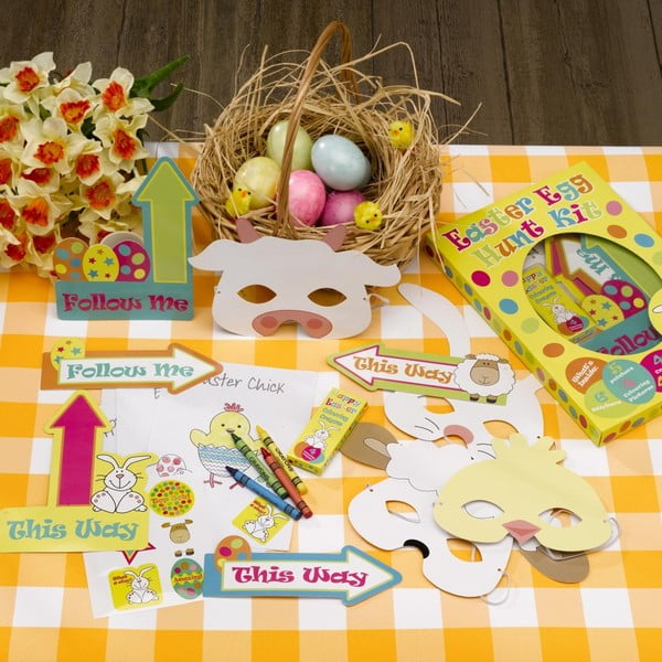 Joc creativ din hârtie Neviti Easter Craft Egg Hunt Kit