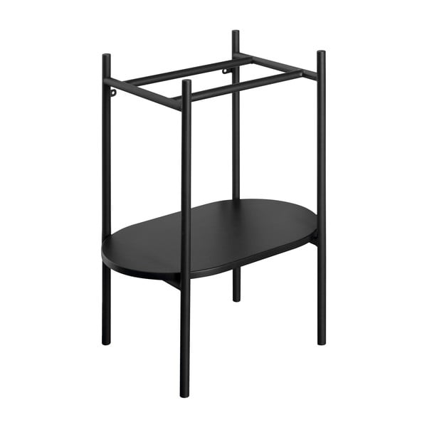 Suport pentru chiuvetă negru din metal 40x82 cm Puno – Sapho