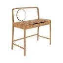 Masă de machiaj din lemn   de stejar 57x110 cm Twig – The Beds
