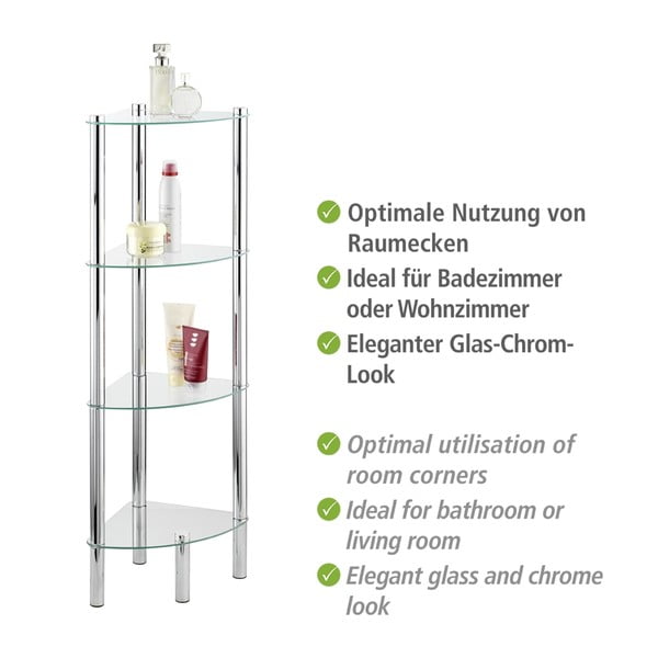 Raft de colț Wenko Corner, 4 polițe-image-3